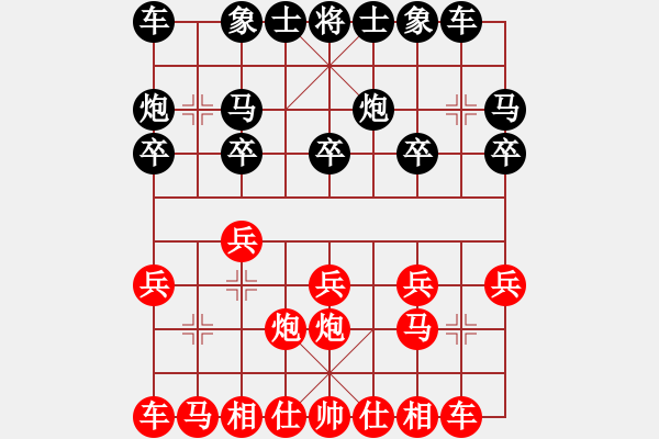 象棋棋谱图片：2019全国业余棋王赛铜川预选赛第7轮：咸阳郭治河先胜汉中马志州 - 步数：10 