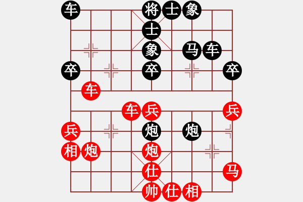 象棋棋譜圖片：啤酒泡泡先勝以象棋會友 - 步數(shù)：40 