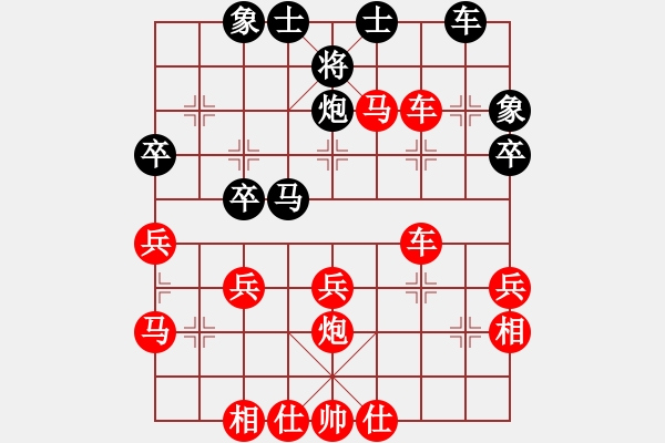 象棋棋譜圖片：蔣川12年后重回母校溫州實(shí)驗(yàn)中學(xué) 1對(duì)6盲棋VS③金孟奇 - 步數(shù)：40 