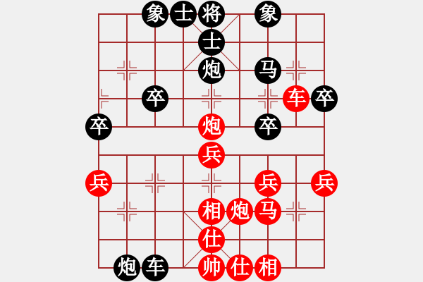 象棋棋譜圖片：南北戰(zhàn)神(9段)-負(fù)-thuong(9段) - 步數(shù)：40 