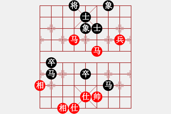 象棋棋譜圖片：周軍 先負(fù) 張學(xué)潮 - 步數(shù)：100 