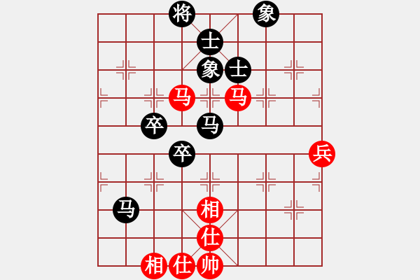 象棋棋譜圖片：周軍 先負(fù) 張學(xué)潮 - 步數(shù)：80 