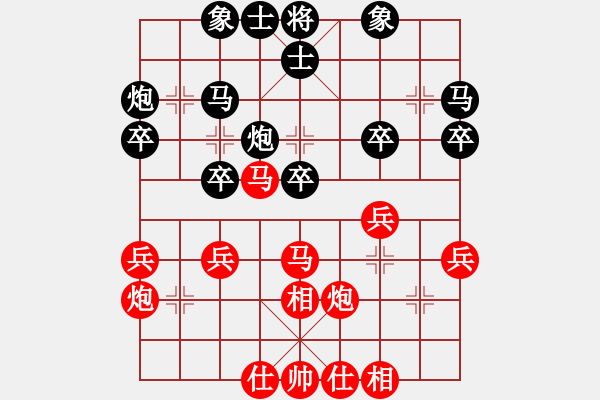 象棋棋譜圖片：3083232(草民) 勝 4010639(草民) - 步數(shù)：30 