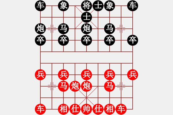 象棋棋譜圖片：09-08-16 象棋李小龍[1014]-勝-cckk[914] - 步數(shù)：10 