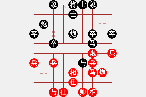 象棋棋譜圖片：housheng shunpao2 - 步數(shù)：40 