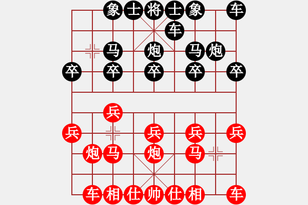 象棋棋譜圖片：‖棋家軍‖皎月[2739506104] -VS- 呵呵1[2978847150] - 步數(shù)：10 