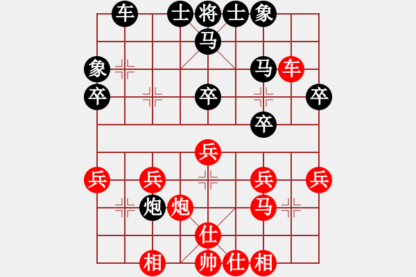 象棋棋譜圖片：陸小千(8級(jí))-負(fù)-晉城南義城(8級(jí)) - 步數(shù)：30 