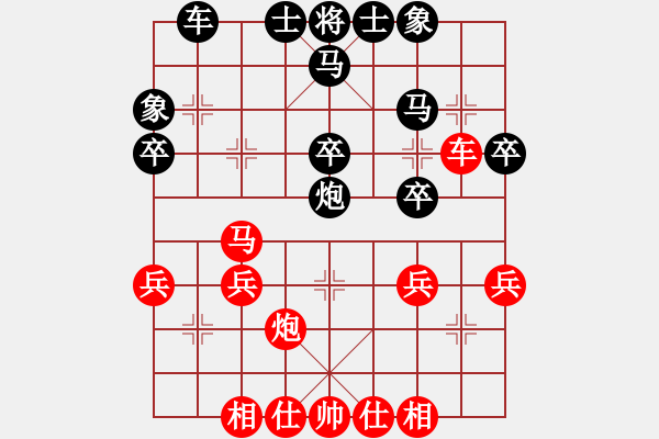 象棋棋譜圖片：陸小千(8級(jí))-負(fù)-晉城南義城(8級(jí)) - 步數(shù)：40 