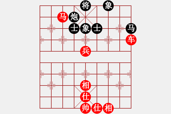 象棋棋譜圖片：軟件是豬(5段)-勝-akakaa(4段) - 步數(shù)：90 