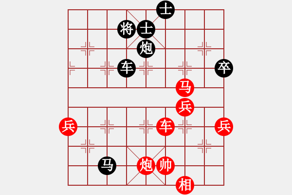 象棋棋譜圖片：Thuan Phao Hoanh Xe . Tien P8.2 . Hau Doi C3.1 - 步數(shù)：100 