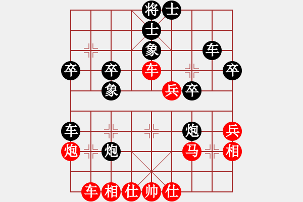 象棋棋譜圖片：qwekslaj(1段)-勝-gggoo(1段) - 步數(shù)：40 