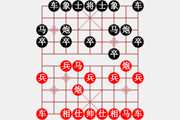 象棋棋譜圖片：第02輪 第51臺 東營 李永民 先負 河北 程福臣 - 步數(shù)：10 