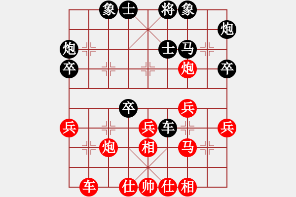 象棋棋譜圖片：金橋居士(6段)-勝-魯智深(9段) - 步數(shù)：40 