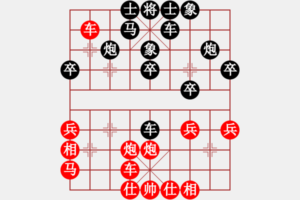 象棋棋譜圖片：辛莊棋協(xié)[2564739115] 勝 小卒過河[172578414] - 步數(shù)：30 