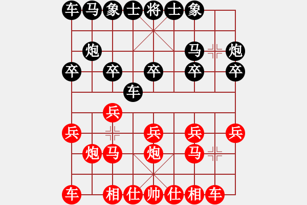 象棋棋譜圖片：紅雨隨心(2段)-勝-南地球(6段) - 步數(shù)：10 