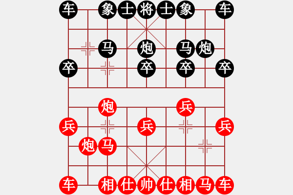 象棋棋譜圖片：華仔[316665469] -VS- 橫才俊儒[292832991] - 步數(shù)：10 