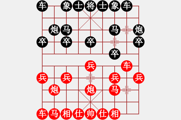 象棋棋譜圖片：〈.庝禰畩舊[紅] -VS- ★龍口浪子★[黑](3) - 步數(shù)：10 