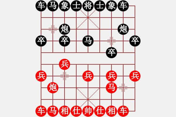 象棋棋譜圖片：bbboy002(初級)-和-liyanli(6級) - 步數(shù)：10 