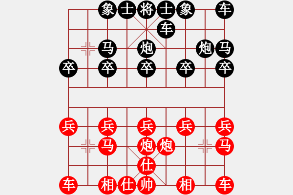 象棋棋譜圖片：老三[3291145108] -VS- 橫才俊儒[292832991] - 步數(shù)：10 