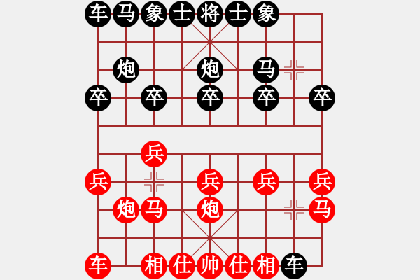 象棋棋譜圖片：決賽首輪：WLJFENG先勝王水祥 - 步數(shù)：10 