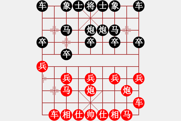 象棋棋譜圖片：niuxinyida(9級)-勝-棋難精(9級) - 步數(shù)：10 