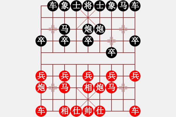 象棋棋譜圖片：中財次輪：很離譜的黑勝局 - 步數(shù)：10 