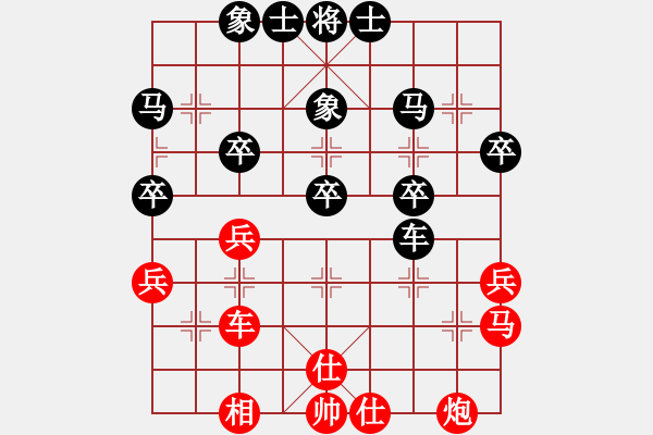 象棋棋譜圖片：大象小象(3段)-負(fù)-武裝黨衛(wèi)軍(1段) - 步數(shù)：40 