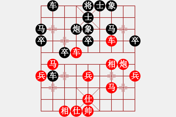 象棋棋譜圖片：無名小卒(月將)-和-隨風(fēng)飄錢(6段) - 步數(shù)：40 