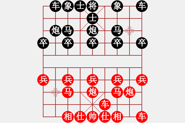 象棋棋譜圖片：橫才俊儒[紅] -VS- 智者為雄[黑] - 步數(shù)：10 