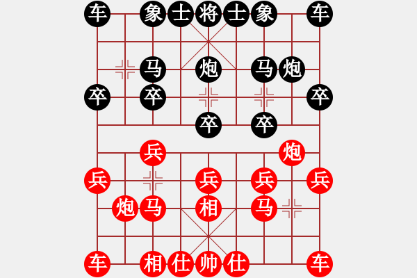 象棋棋譜圖片：天天象棋五分鐘藍(lán)天白云業(yè)7-1先負(fù)太守棋狂 - 步數(shù)：10 