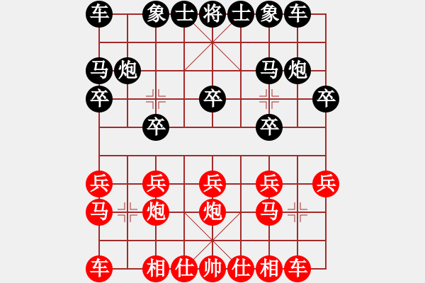 象棋棋譜圖片：感覺[1292714058] -VS- 棋之緣[2428020468] - 步數(shù)：10 