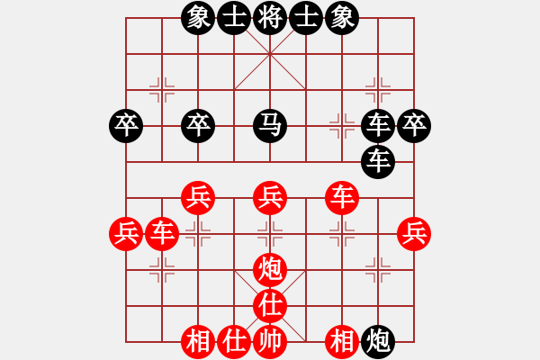 象棋棋譜圖片：東北快刀(7級(jí))-負(fù)-葛羅佐(6級(jí)) - 步數(shù)：40 