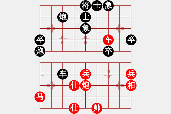 象棋棋譜圖片：風過江湖(9星)-負-后發(fā)制人(電神)(順炮直車對緩開車黑過河炮炮5退1) - 步數(shù)：60 