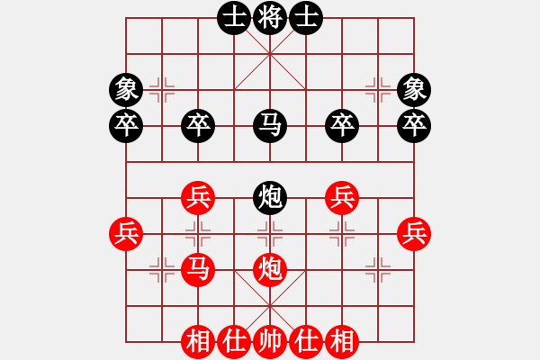 象棋棋譜圖片：2022.8.23.17五分鐘先勝列炮轆轤炮 - 步數(shù)：30 