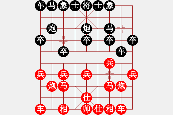 象棋棋譜圖片：外圍波集團(tuán)(天帝)-勝-全麥牌啤酒(9段) - 步數(shù)：10 