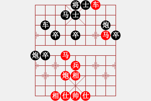 象棋棋譜圖片：閆之格[紅] -負(fù)- 行者必達(dá)[黑【順炮直車(chē)對(duì)橫車(chē) 紅過(guò)河車(chē)】 - 步數(shù)：60 