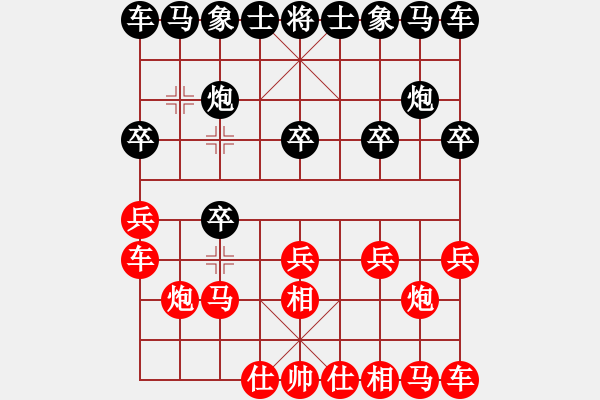 象棋棋譜圖片：倚天高手VS30506163(仙人指路對(duì)卒底炮實(shí)戰(zhàn)22） - 步數(shù)：10 