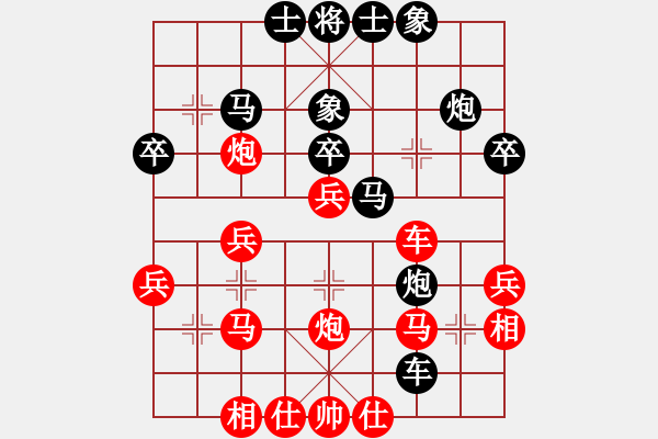 象棋棋譜圖片：哈爾濱 趙瑞林 負(fù) 哈爾濱 李峰 - 步數(shù)：30 