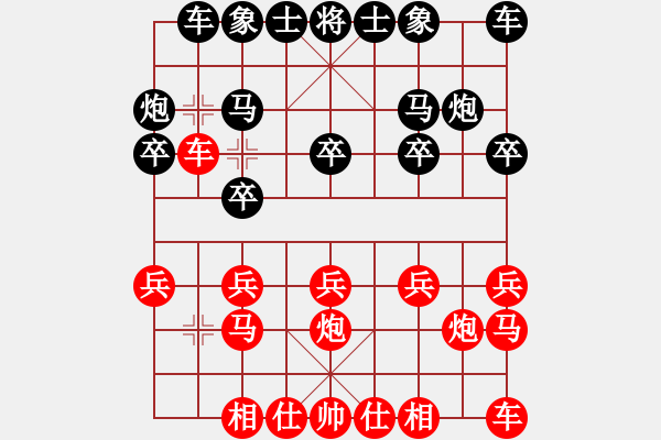 象棋棋譜圖片：紅顏幫-酒棋仙[327057751] （先勝）張真人[2607298716]（超時） - 步數(shù)：10 