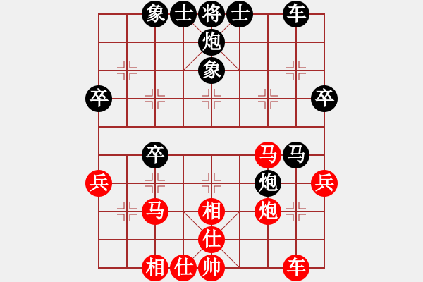 象棋棋譜圖片：ゞ☆ 道長（被禁言）[紅] -VS- 零點(diǎn)[黑] - 步數(shù)：40 