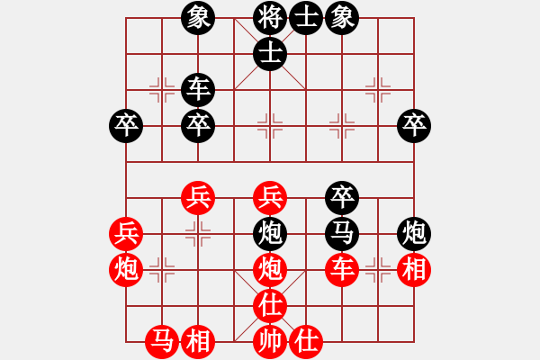 象棋棋譜圖片：趕集農(nóng)村人(8星)-勝-woshilaohu(9星) - 步數(shù)：40 