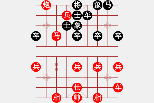 象棋棋譜圖片：學(xué)以致用的瞎眼狗 外馬變 - 步數(shù)：35 