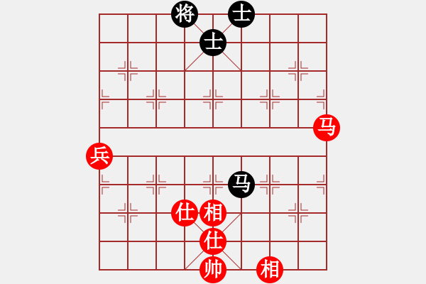 象棋棋譜圖片：金陽(yáng)(月將)-和-瀟湘棋手(9段)中炮對(duì)右三步虎 - 步數(shù)：100 