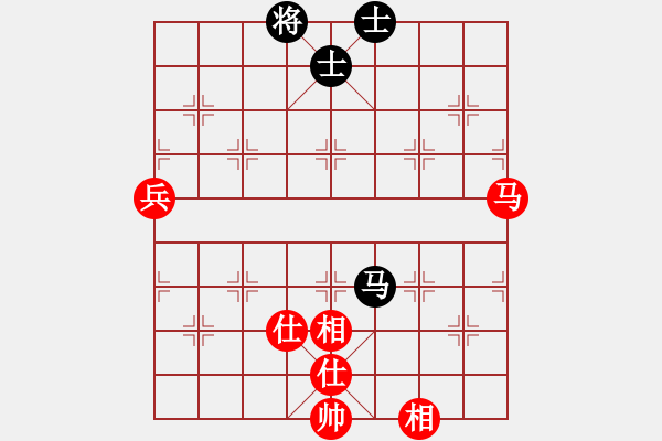 象棋棋譜圖片：金陽(yáng)(月將)-和-瀟湘棋手(9段)中炮對(duì)右三步虎 - 步數(shù)：101 