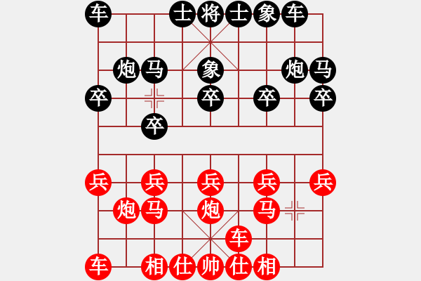 象棋棋譜圖片：《天天象棋棋王海選賽》太守棋狂先勝梧桐樹業(yè)5-2 - 步數(shù)：10 