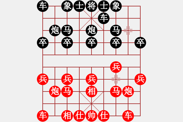 象棋棋譜圖片：太原市 天元杯 象棋公開賽 陽泉 張義平 和 太原 焦志強 第九輪 2014.04.18 - 步數(shù)：10 