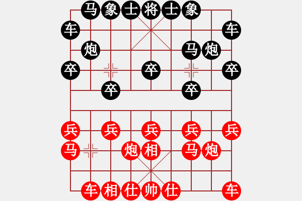 象棋棋譜圖片：牧童[31397727] -VS- 樂樂[1500567353] - 步數(shù)：10 