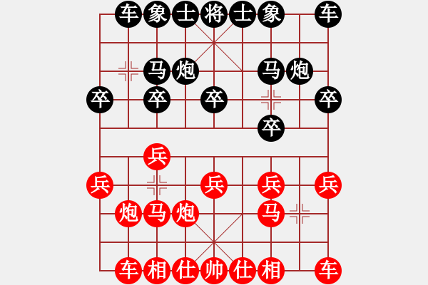 象棋棋譜圖片：小弈天(9段)-勝-困難(9段) - 步數(shù)：10 