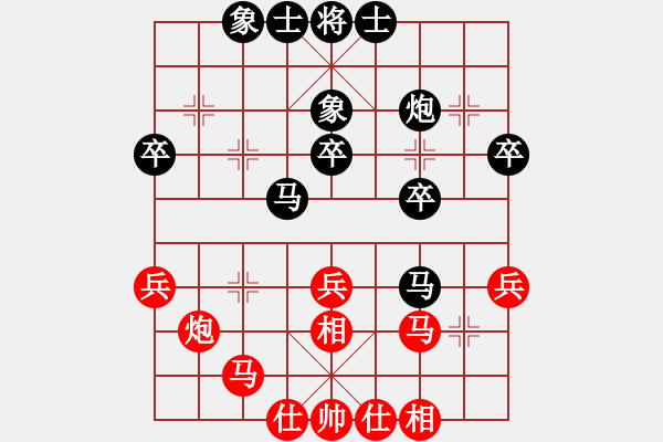 象棋棋譜圖片：笑傲棋海(8段)-負(fù)-大連金波(8段) - 步數(shù)：40 