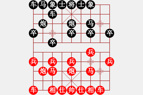 象棋棋谱图片：孙博 先和 谢业枧 - 步数：10 